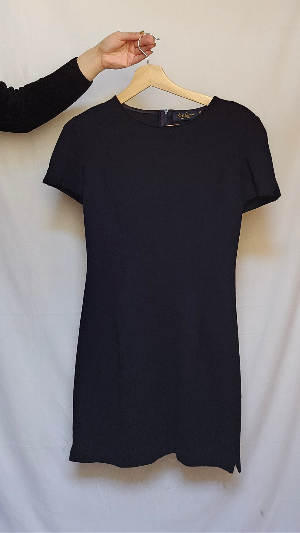 Luisa Spagnoli Navy Blue Wool Dress