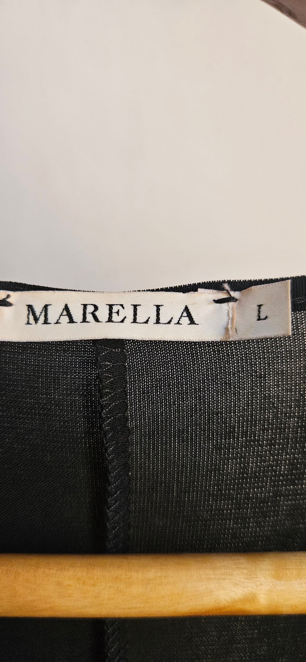 Marella Black Sleeveless Midi Dress