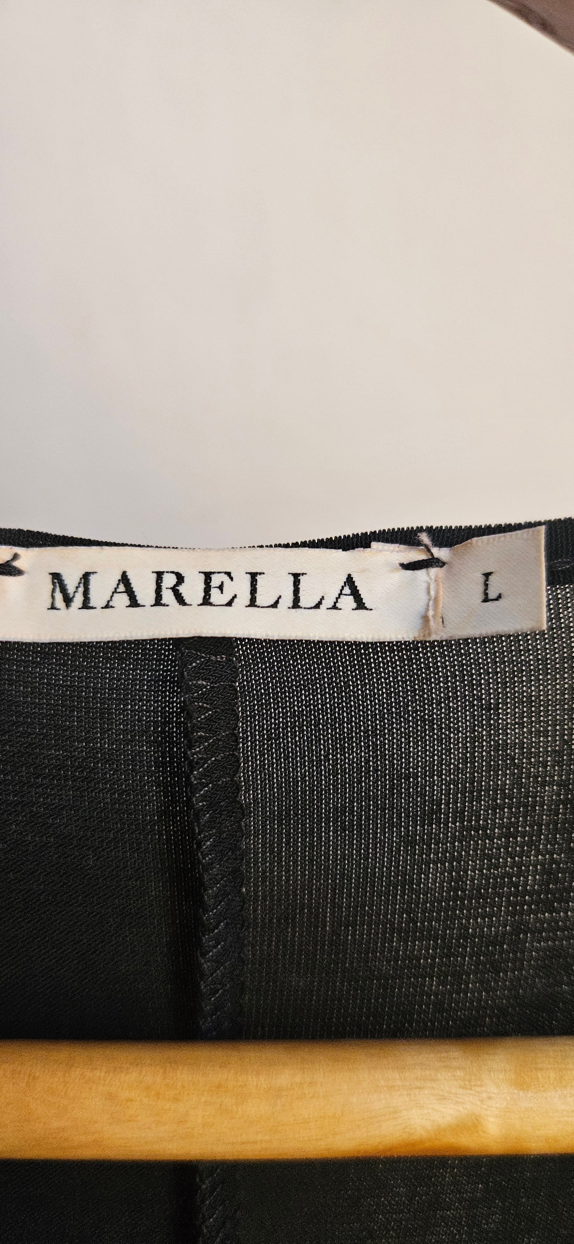 Marella Black Sleeveless Midi Dress
