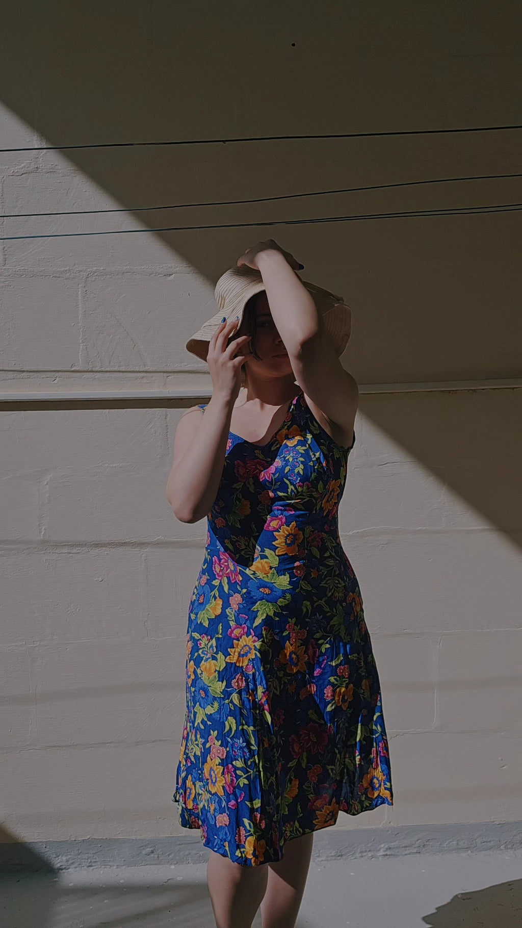 Blue Floral Dress