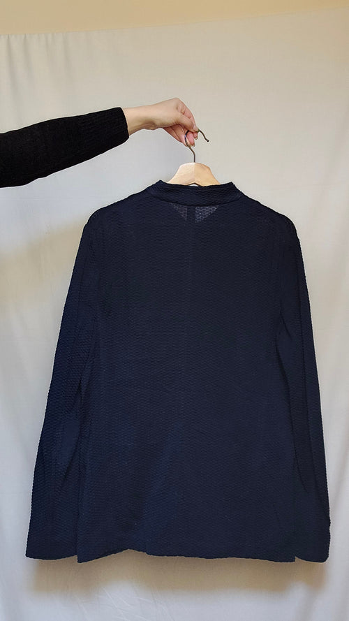Armani Collezioni Navy Blue Cardigan