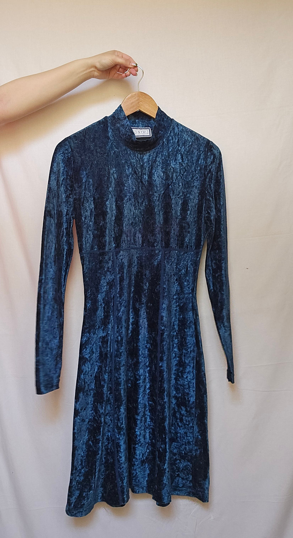 Velvet Turquoise Dress