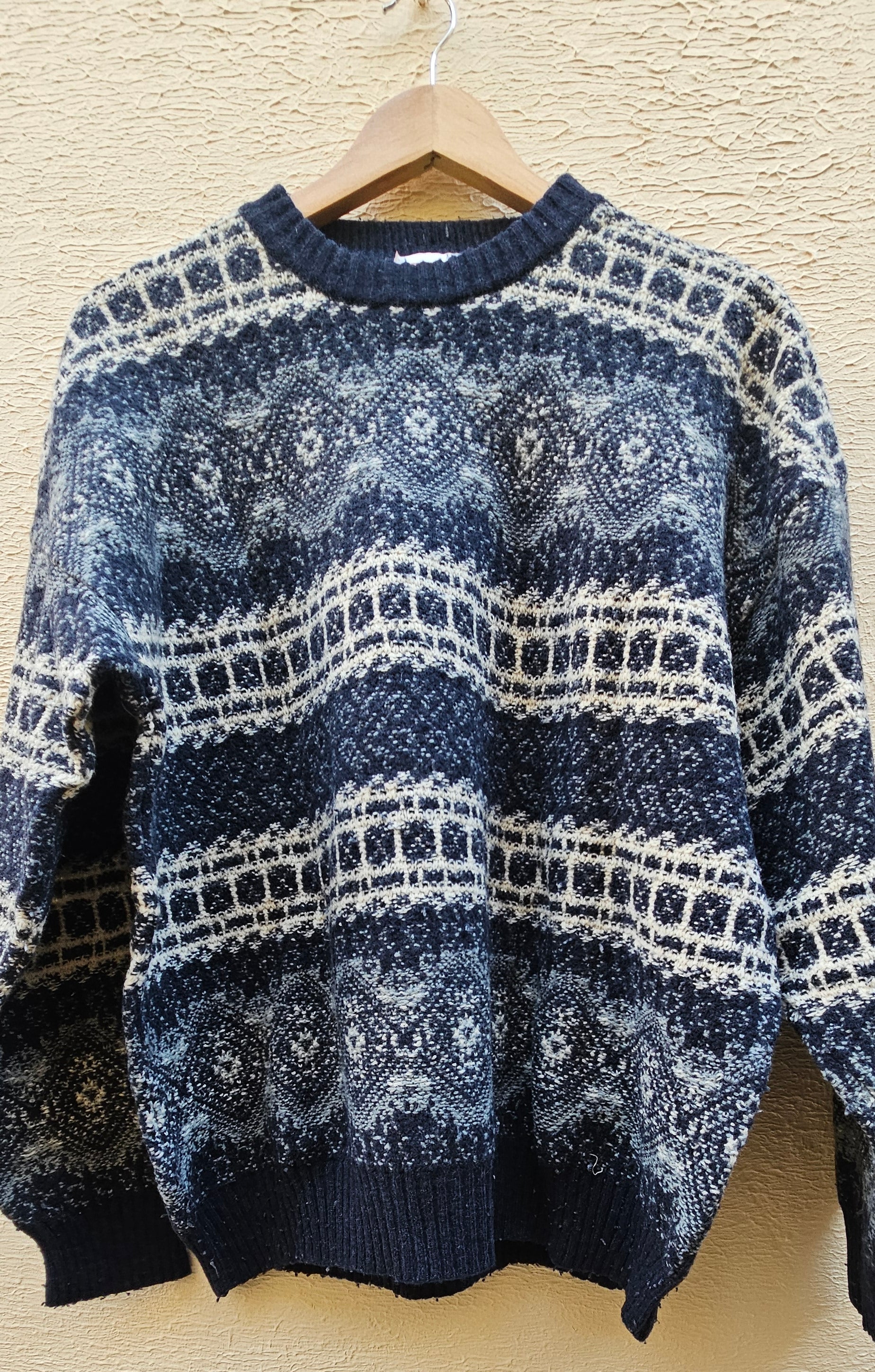 Vintage Nordic Pattern Sweater