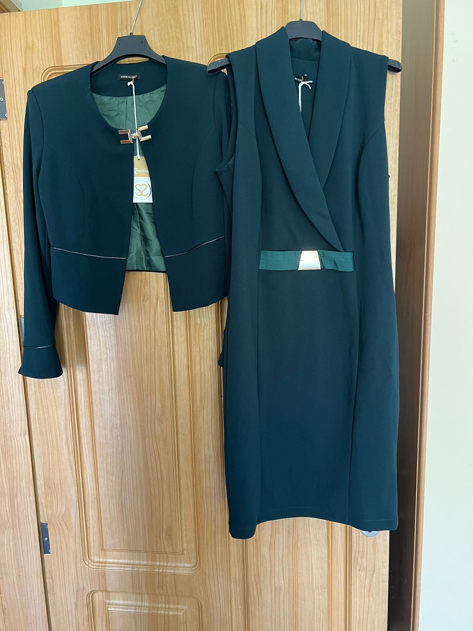 Forest Green Dress & Jacket Set – Mireille's Closet