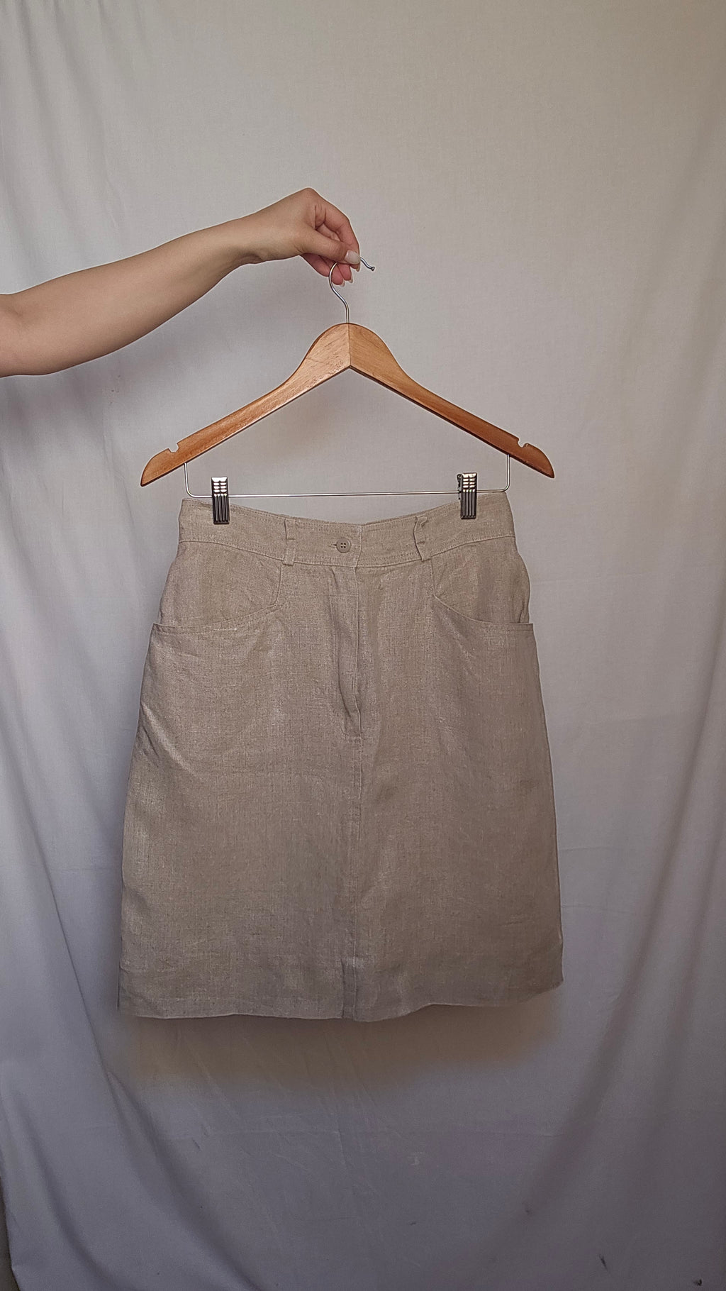 Penny Black Pure Linen High-Waisted Mini Skirt