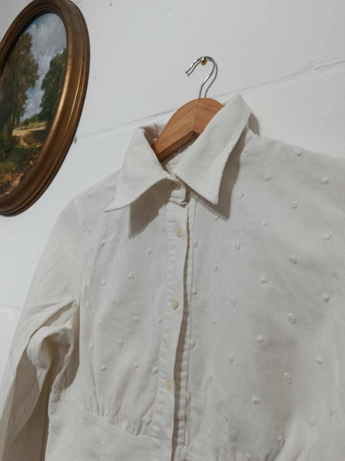 White Collared Shirt
