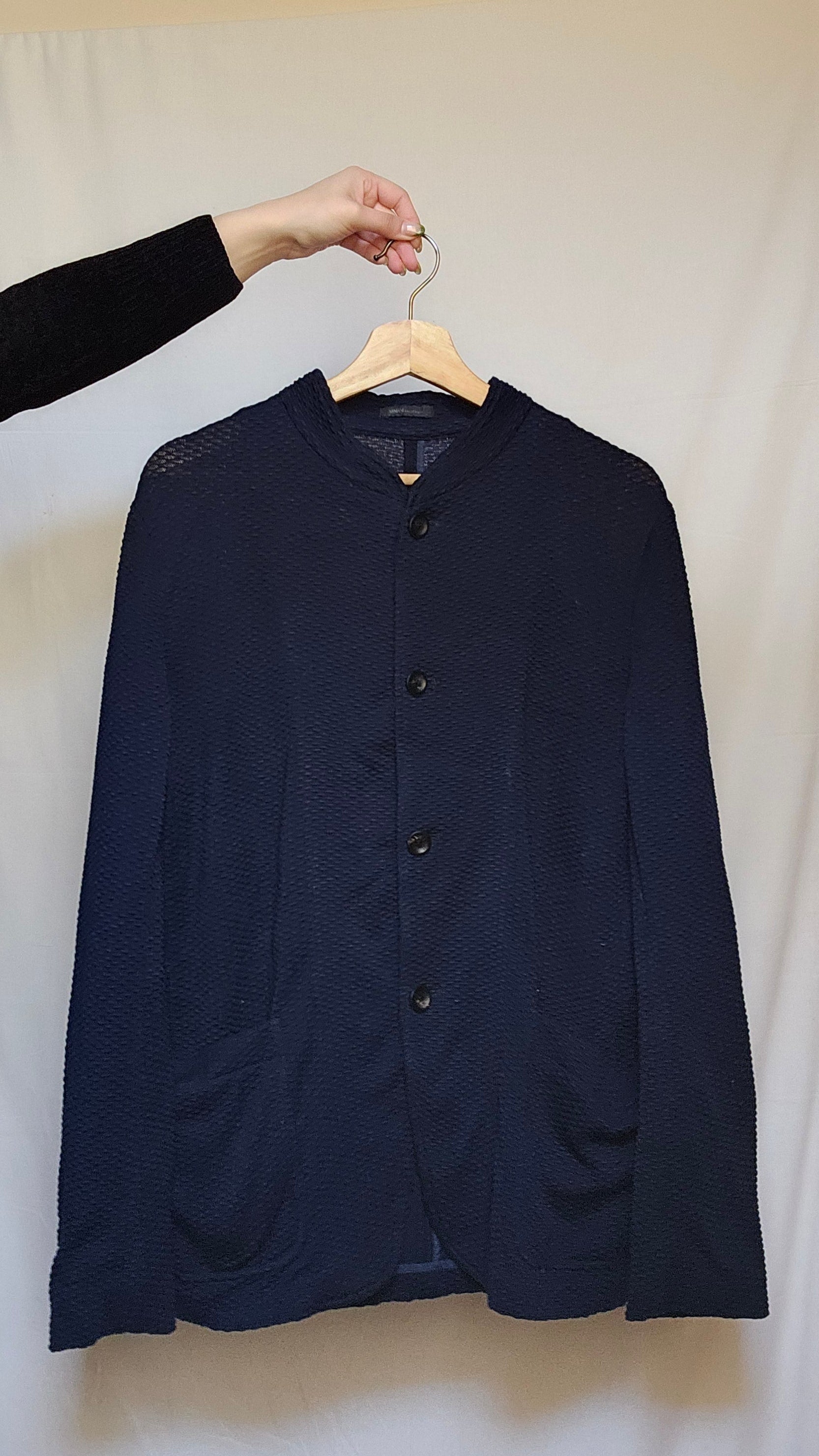 Armani Collezioni Navy Blue Cardigan – Inversion.thrift