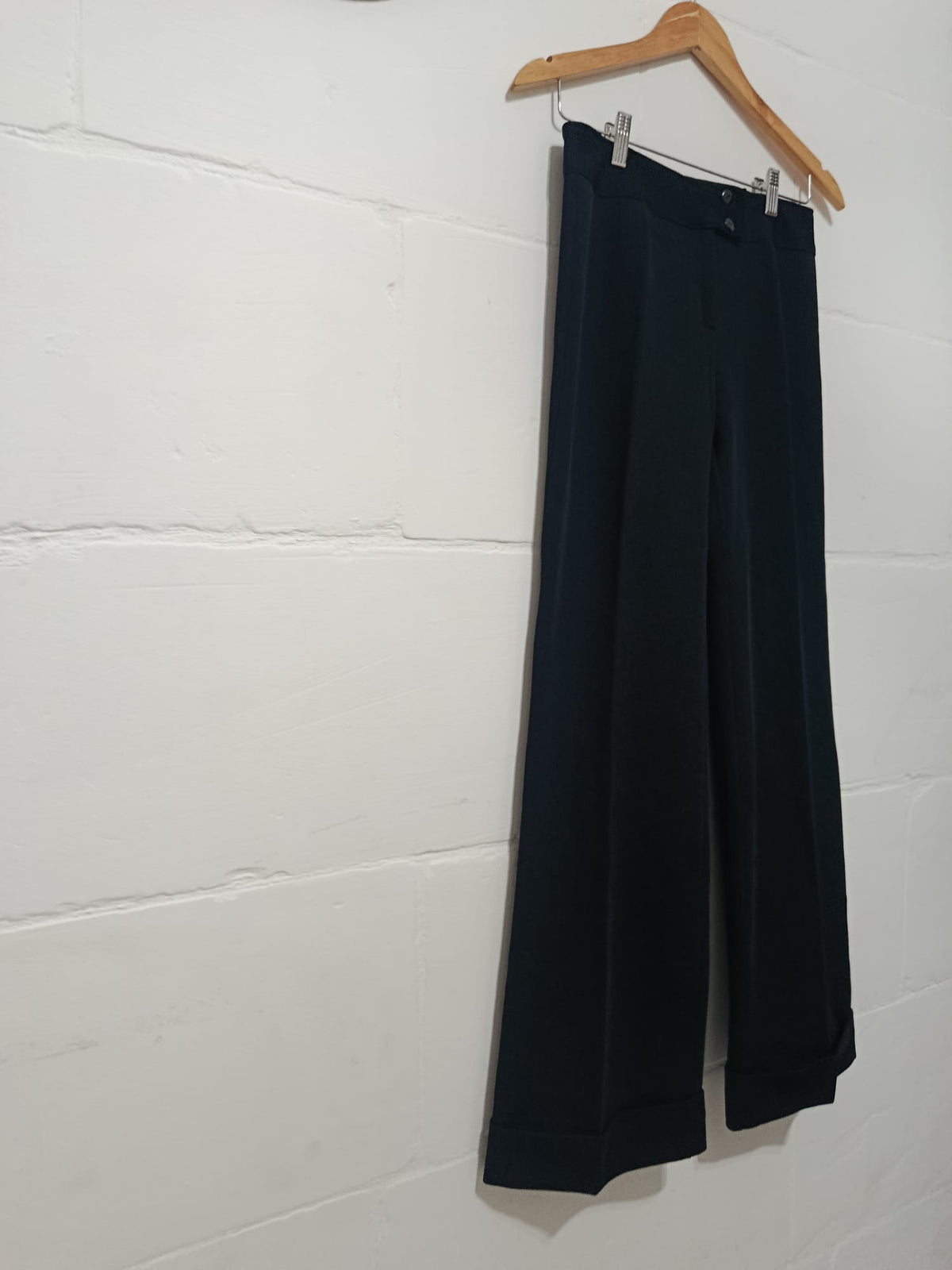 Trussardi Jeans Black Straight-Leg Trousers