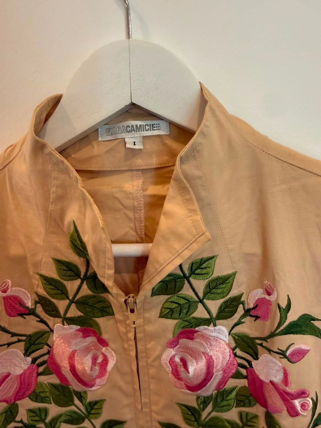 Nara Camicie Rose Embroidered Shirt — Poppy's Closet