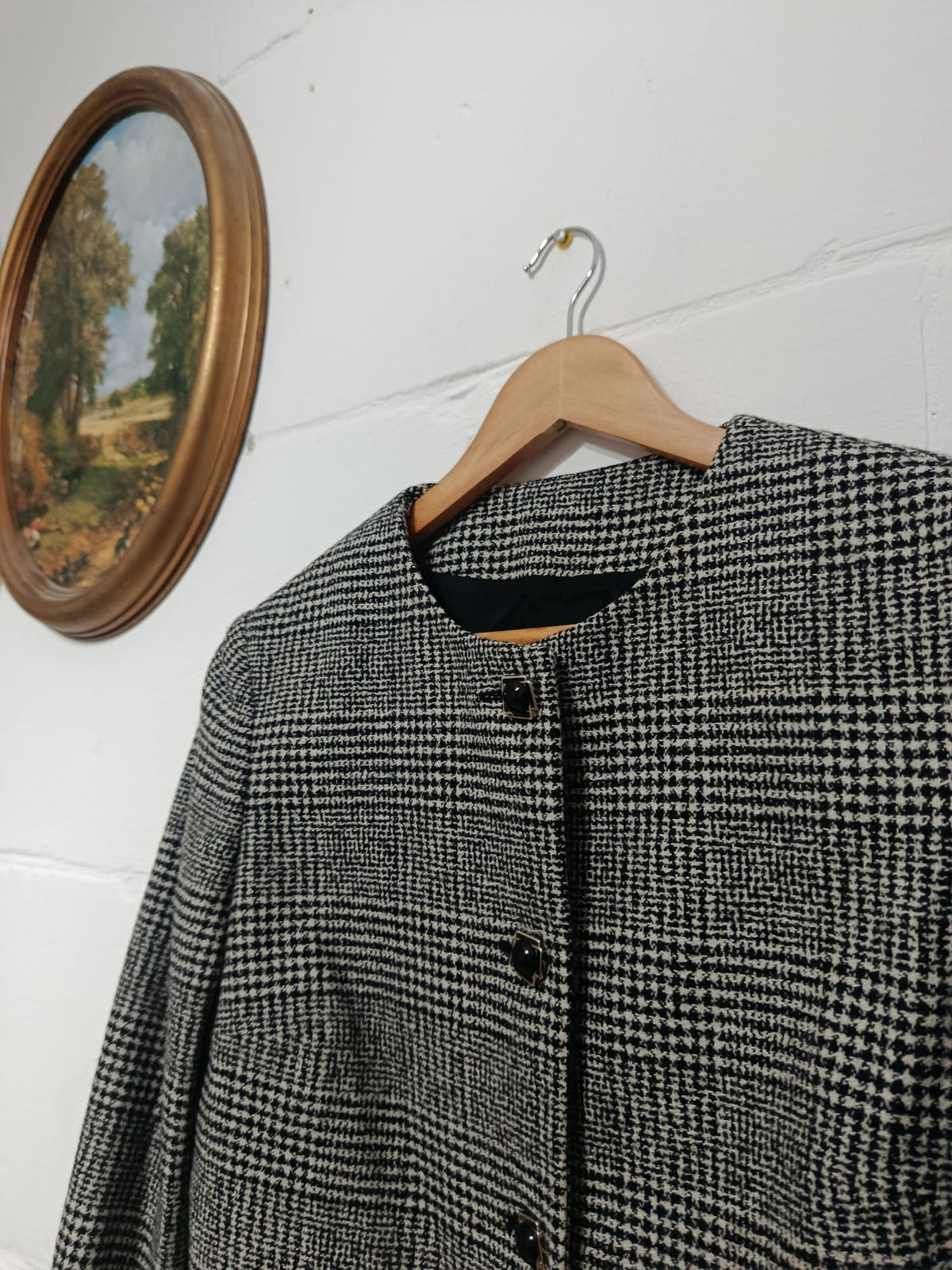 Vintage Medaglia Plaid Jacket Blazer