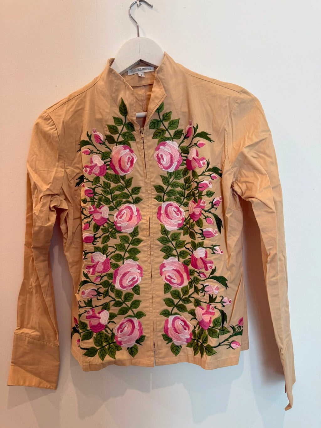 Nara Camicie Rose Embroidered Shirt — Poppy's Closet