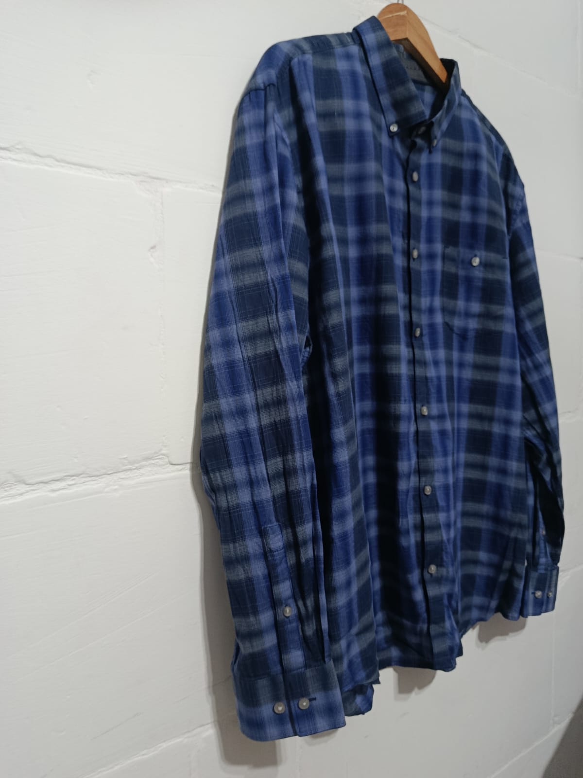 Calvin Klein Blue Plaid Shirt