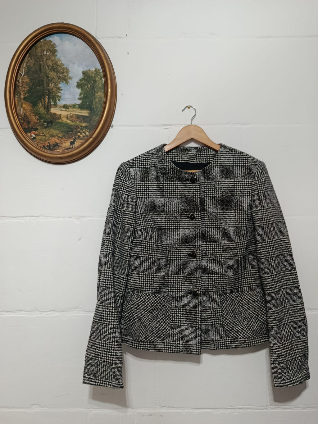 Vintage Medaglia Plaid Jacket Blazer
