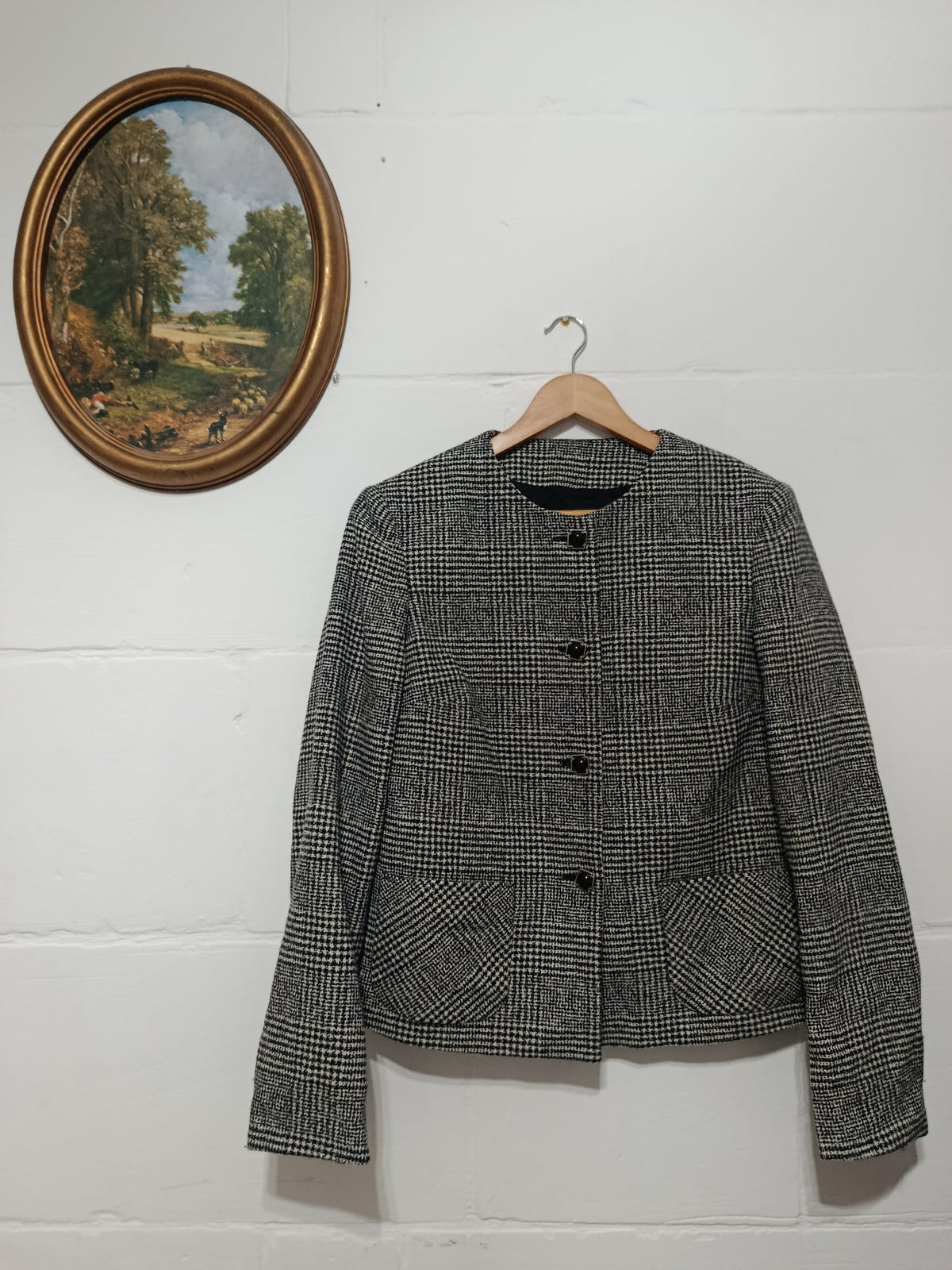 Vintage Medaglia Plaid Jacket Blazer
