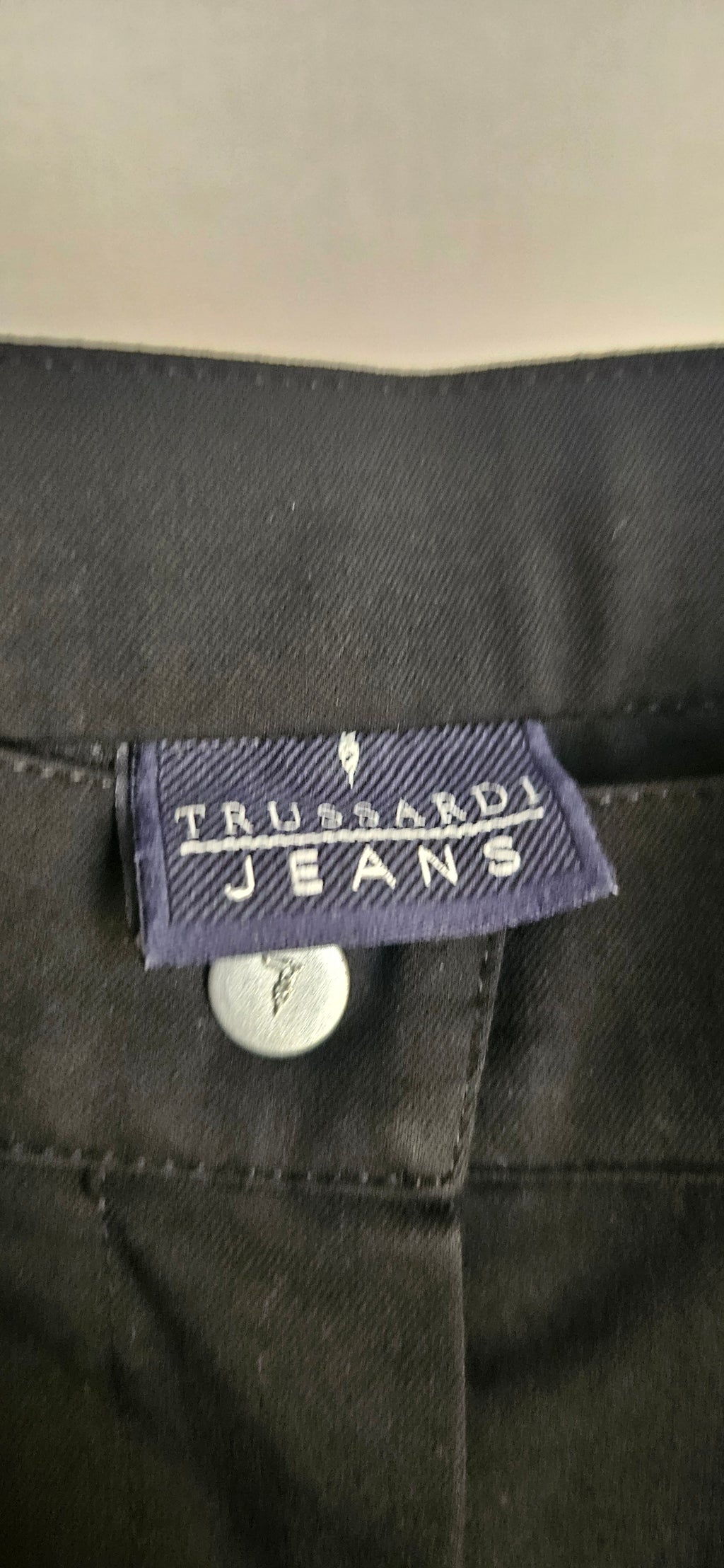 Trussardi Jeans Black Straight-Leg Trousers