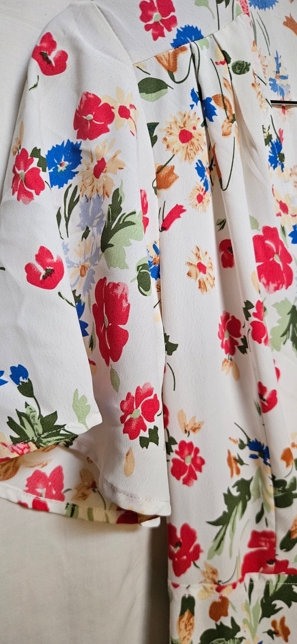 Floral White Dress