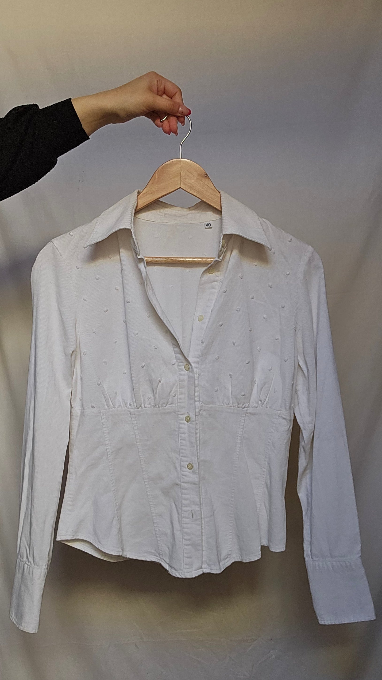 White Collared Shirt