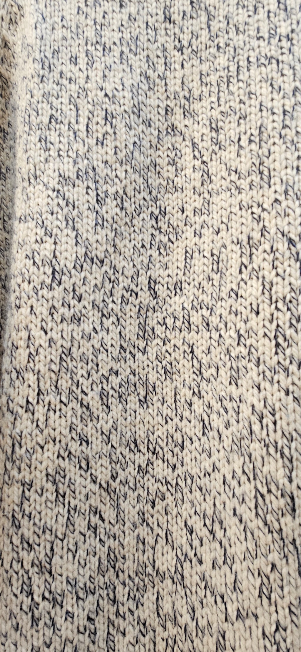 Grey Marled Zip-Up Hoodie