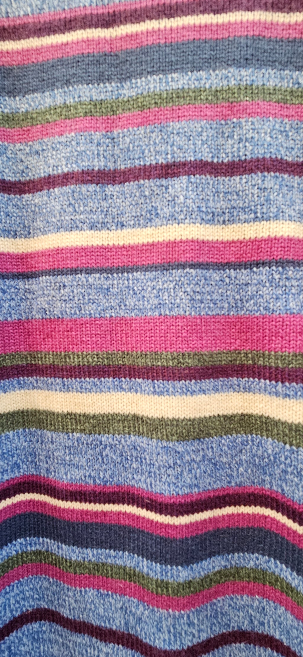 Vintage Colourful Striped Knit Sweater