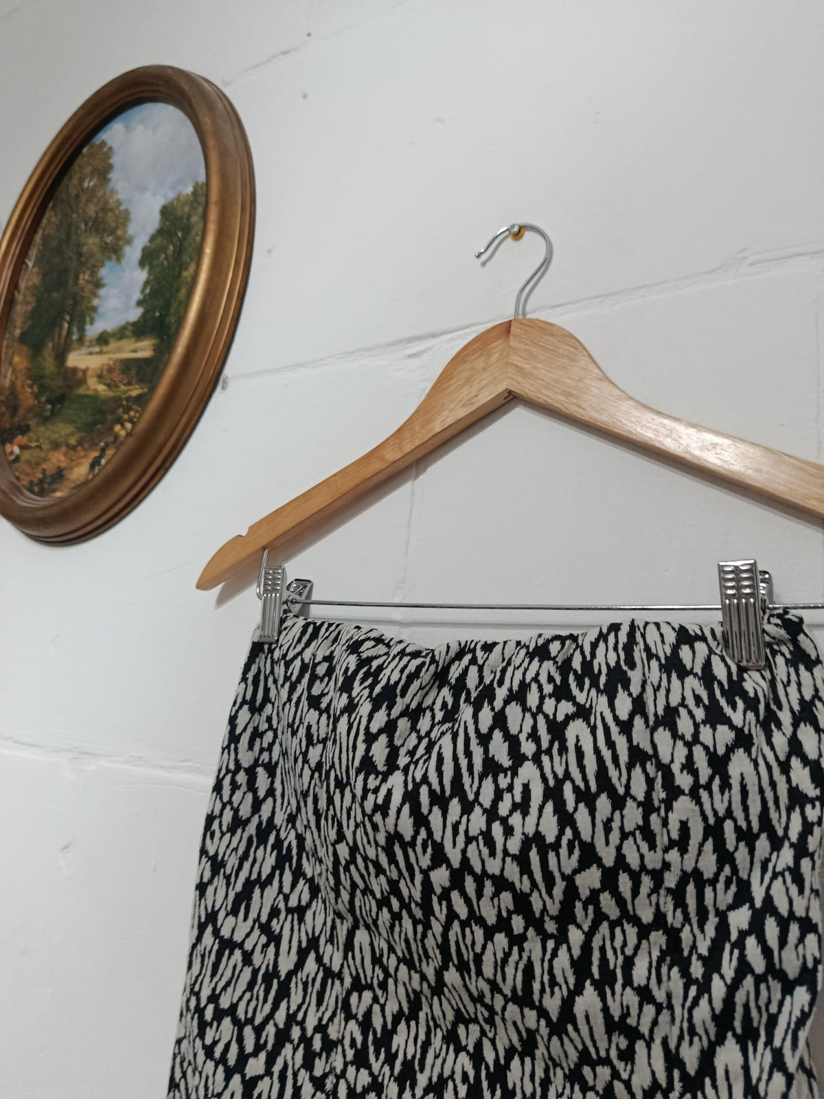Black & White Abstract Print Tube Top