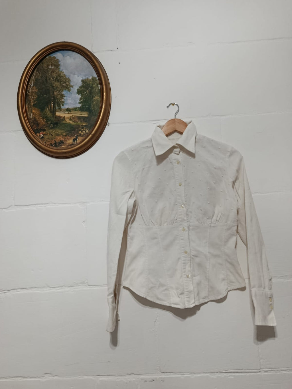 White Collared Shirt