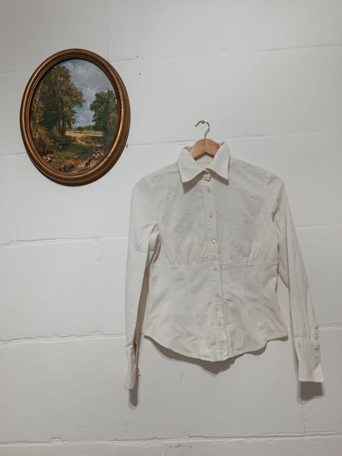 White Collared Shirt
