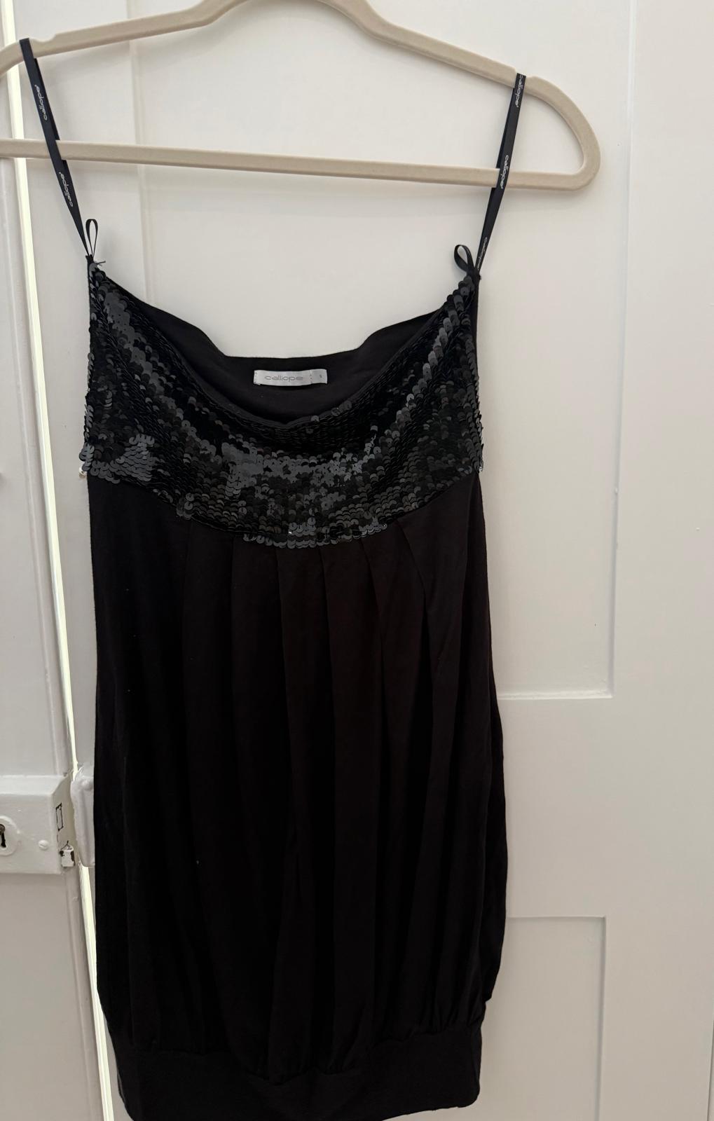 Black Sequin Mini Dress - Poppy's Closet