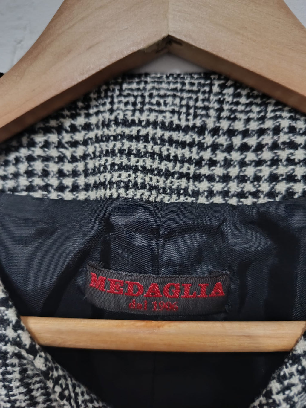Vintage Medaglia Plaid Jacket Blazer