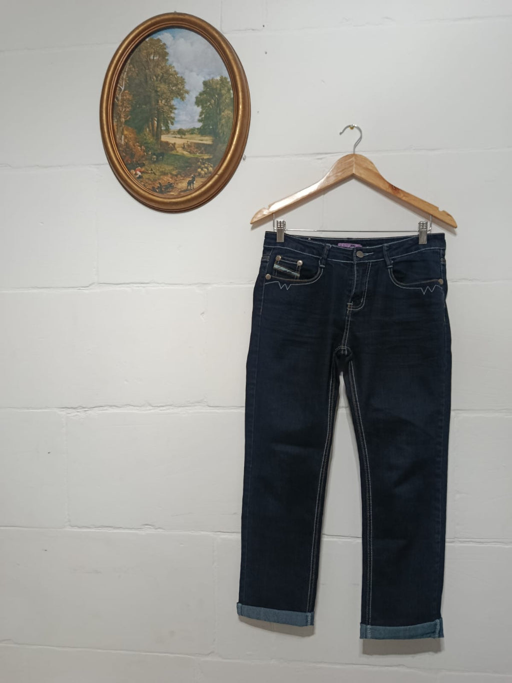 Denim 3/4 Jeans