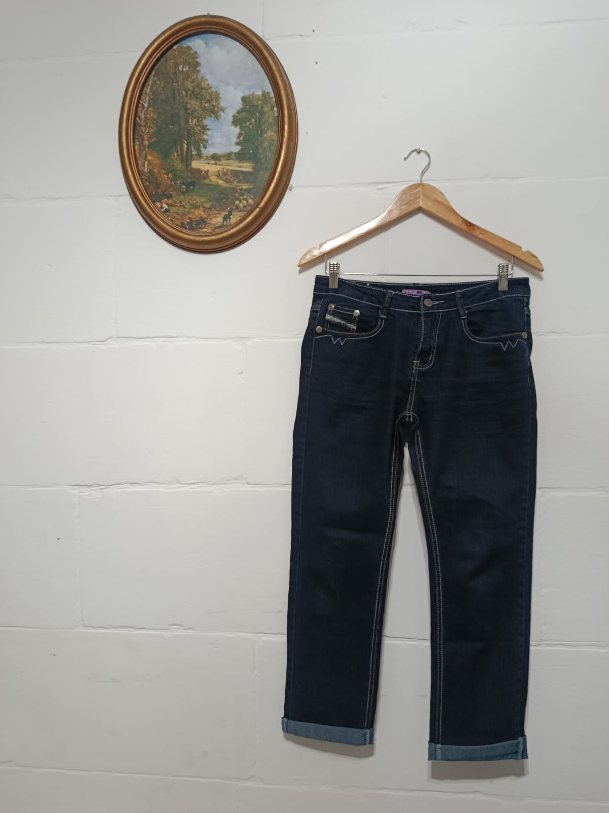 Denim 3/4 Jeans