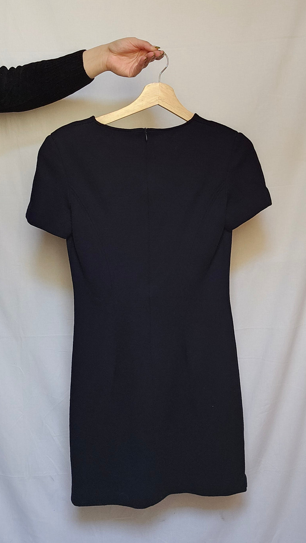 Luisa Spagnoli Navy Blue Wool Dress