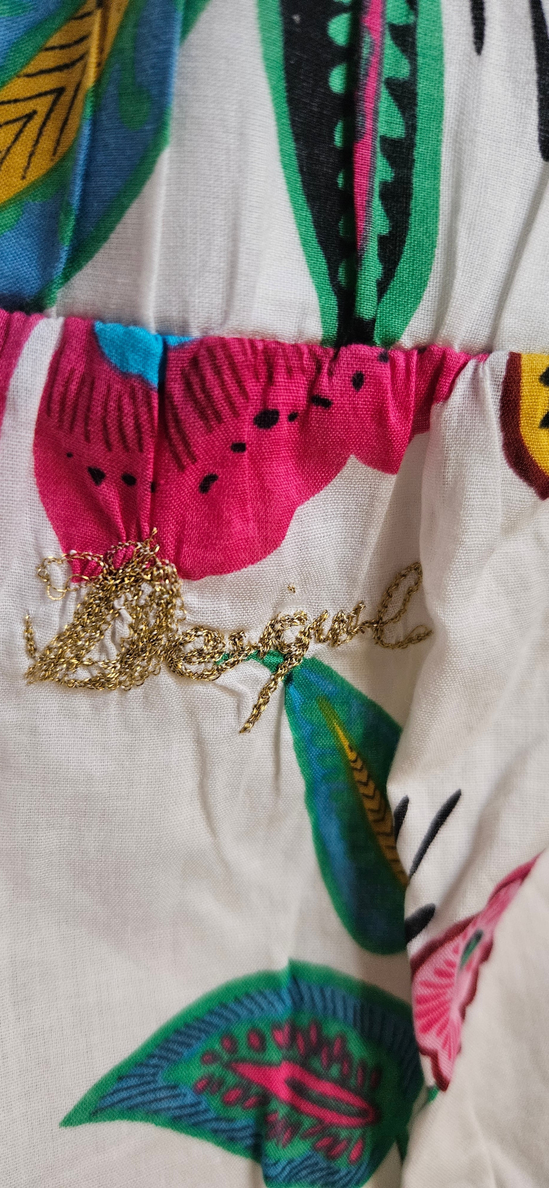 Desigual dress brand tag detail