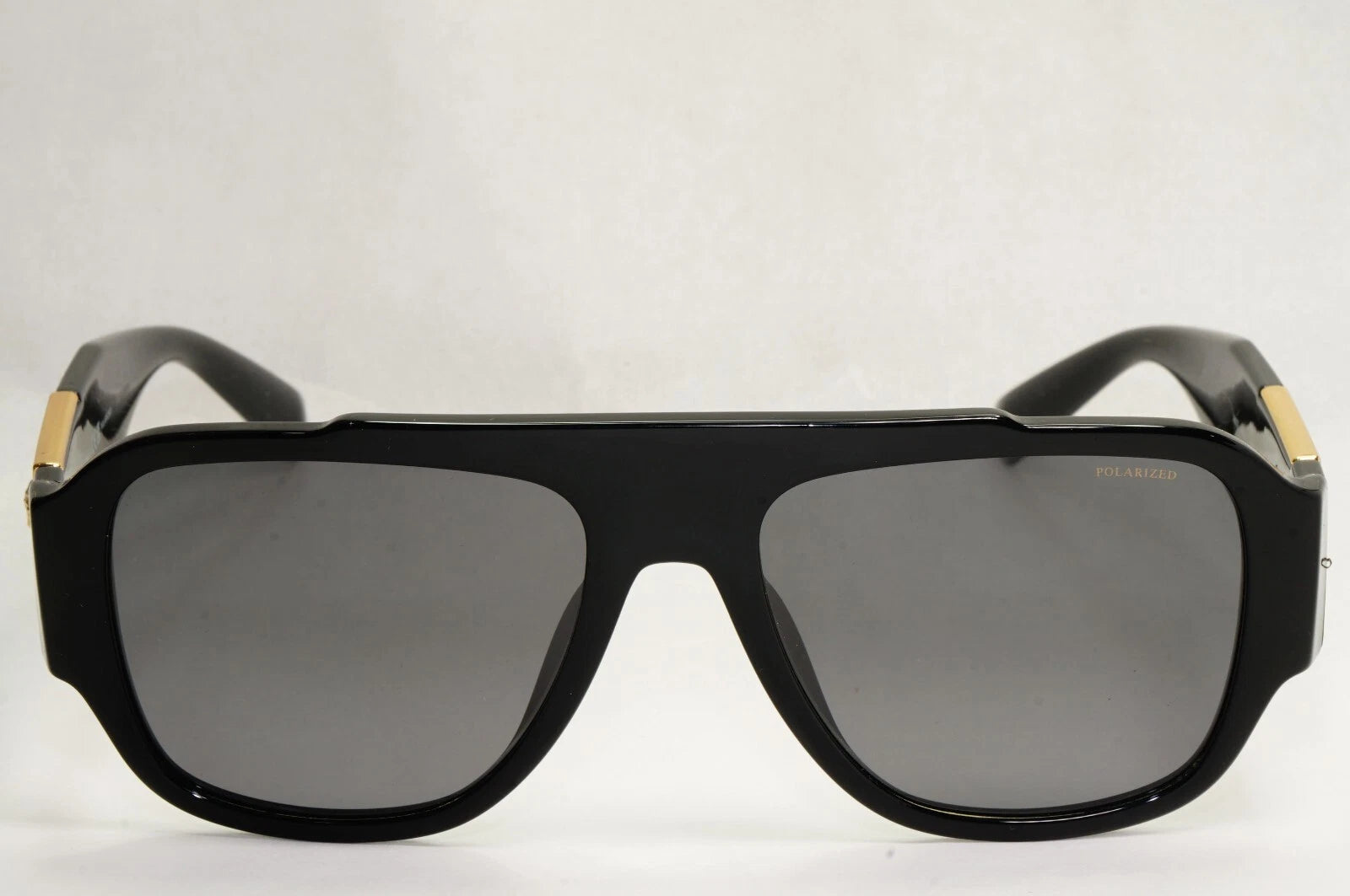 Versace VE4436-U sunglasses side view showing Medusa plaque
